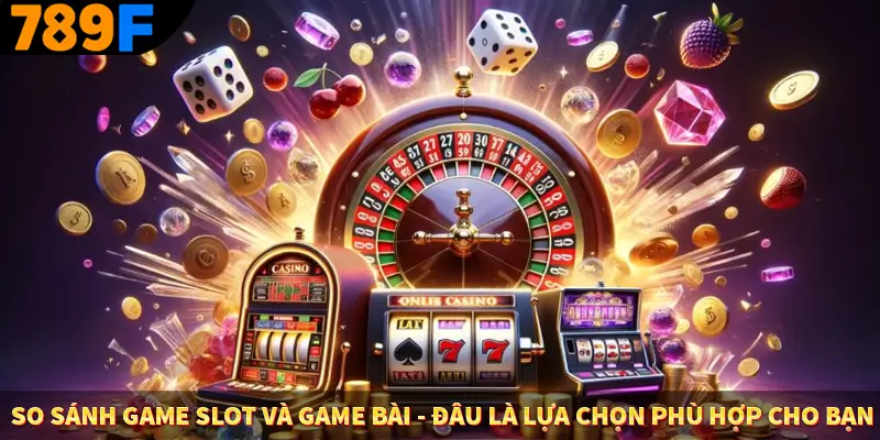 So sánh game slot và game bài - Đâu là lựa chọn phù hợp cho bạn
