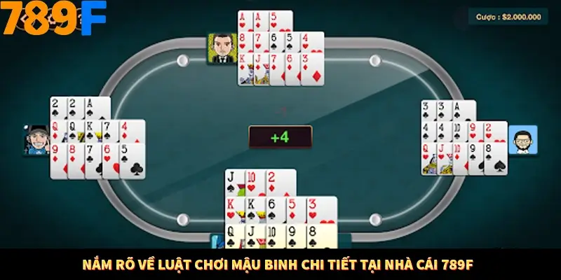 Nắm rõ về luật chơi mậu binh chi tiết tại nhà cái 789F