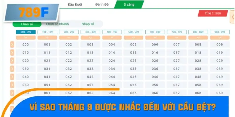 Vì sao tháng 9 thường được nhắc đến với cầu bệt?