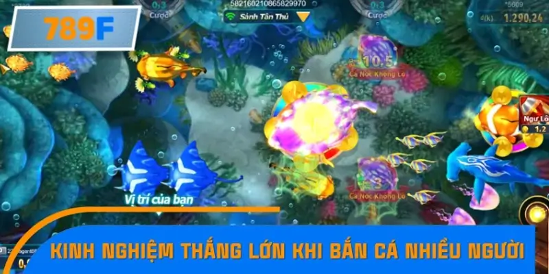 Bật mí kinh nghiệm thắng lớn trong bắn cá đa người chơi